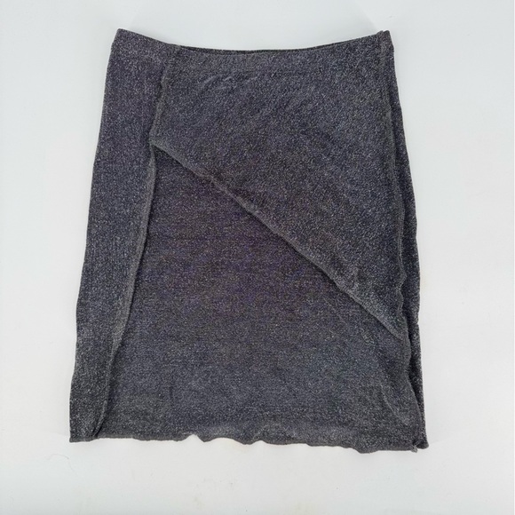 Lambert Metallic High Waisted Patch Mini Skirt - Picture 1 of 4